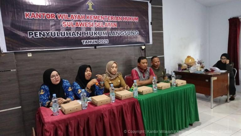 Tingkatkan Kesadaran Hukum Kanwil Kemenkum Gelar Penyuluhan Langsung di Kelurahan Butung