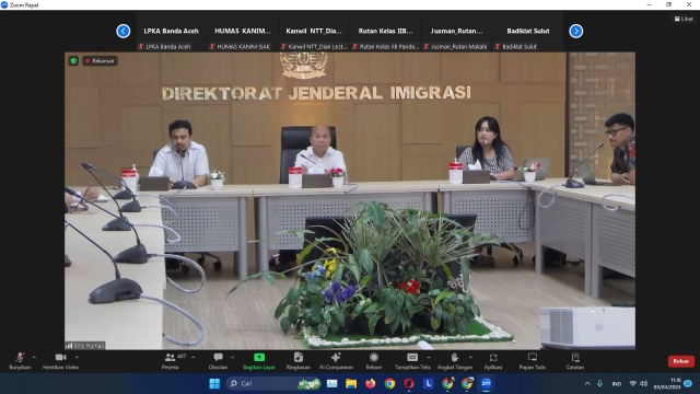 Tingkatkan Kompetensi Kehumasan Kanwil Kemenkumham Sulsel Ikuti Sosialisasi Monitoring Media Biro Hukerma Setjen