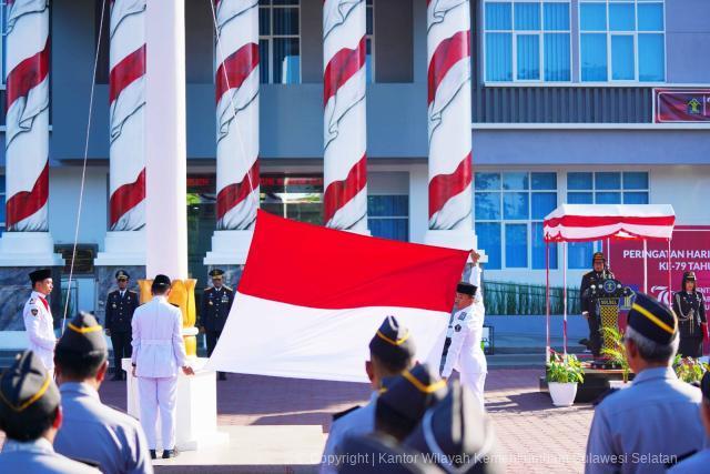 Upacara Hari Pengayoman ke 79 Indah Rahayuningsih Mengajak Seluruh Pegawai Gelorakan Semangat Pengabdian
