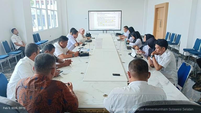Usai Harmonsiasi Ranperbup Kab Sidrap Kepala Divisi P3H Soroti Tantangan Perancang Kanwil Kemenkum Sulsel