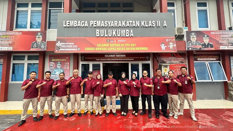  Kanwil Kemenkumham Sulsel Monev SPBE dan Manajemen Pemberitaan Pada Dua UPT1