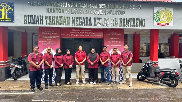  Kanwil Kemenkumham Sulsel Monev SPBE dan Manajemen Pemberitaan Pada Dua UPT2
