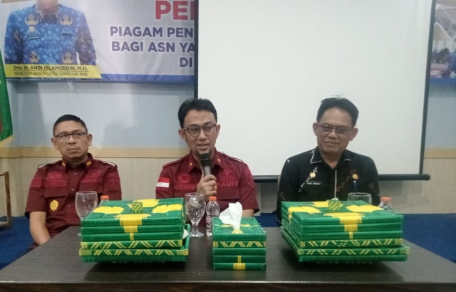 elar Rapat Koordinasi Dengan OPD Kabupaten Watampone Kanwil Kemenkumham Sulsel Ulas Terkait Perlindungan Produk Lokal dan KIK
